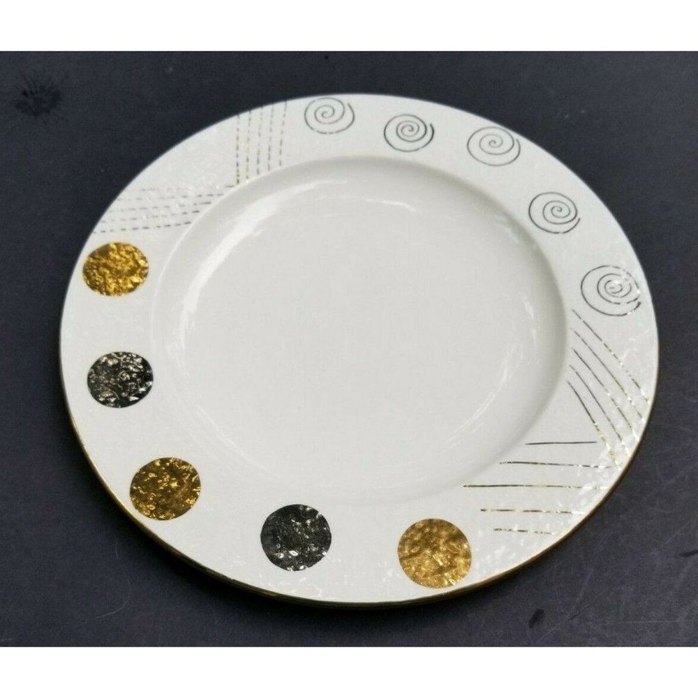 Laurie Gates Designs Plate White Gold Silver